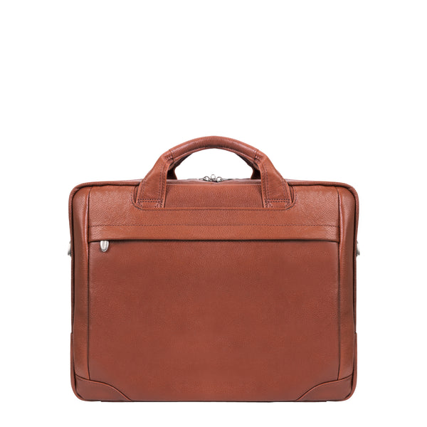 MONTCLARE | 13" Leather Laptop & Tablet Briefcase