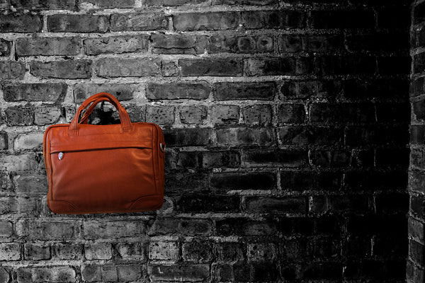 MONTCLARE | 13" Leather Laptop & Tablet Briefcase