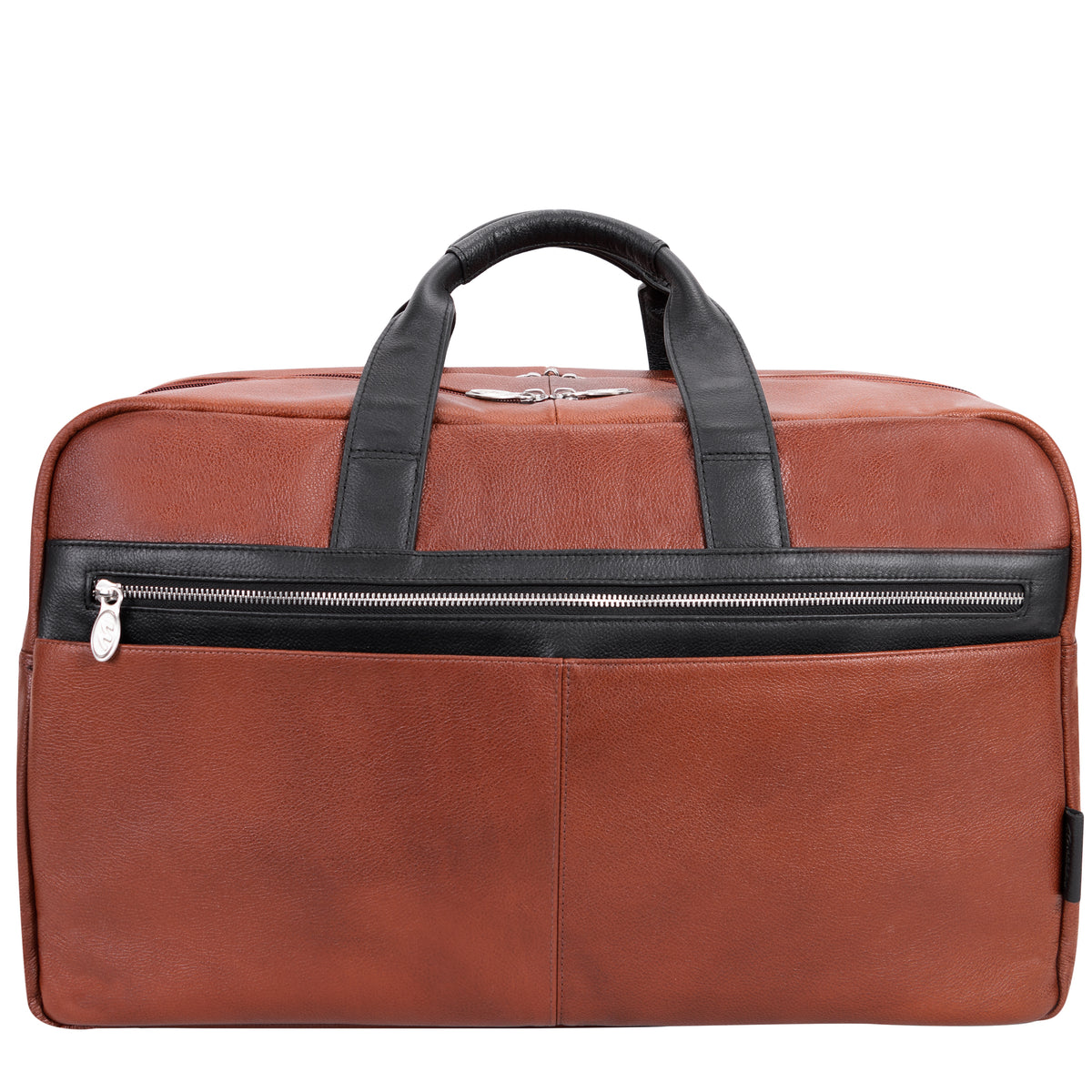 Premium 21” Leather Two-Tone Laptop Duffel | McKlein USA – McKleinUSA