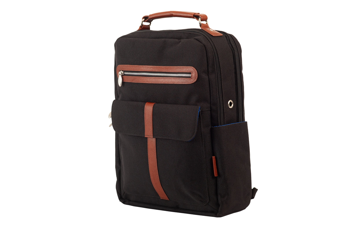 Premium 17 Nylon Two Tone Laptop Backpack McKlein USA