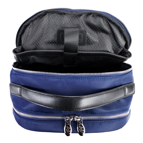15” Nylon Dual-Compartment Backpack Stylish