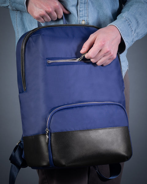 Brooklyn Laptop Backpack Front Pocket Detail