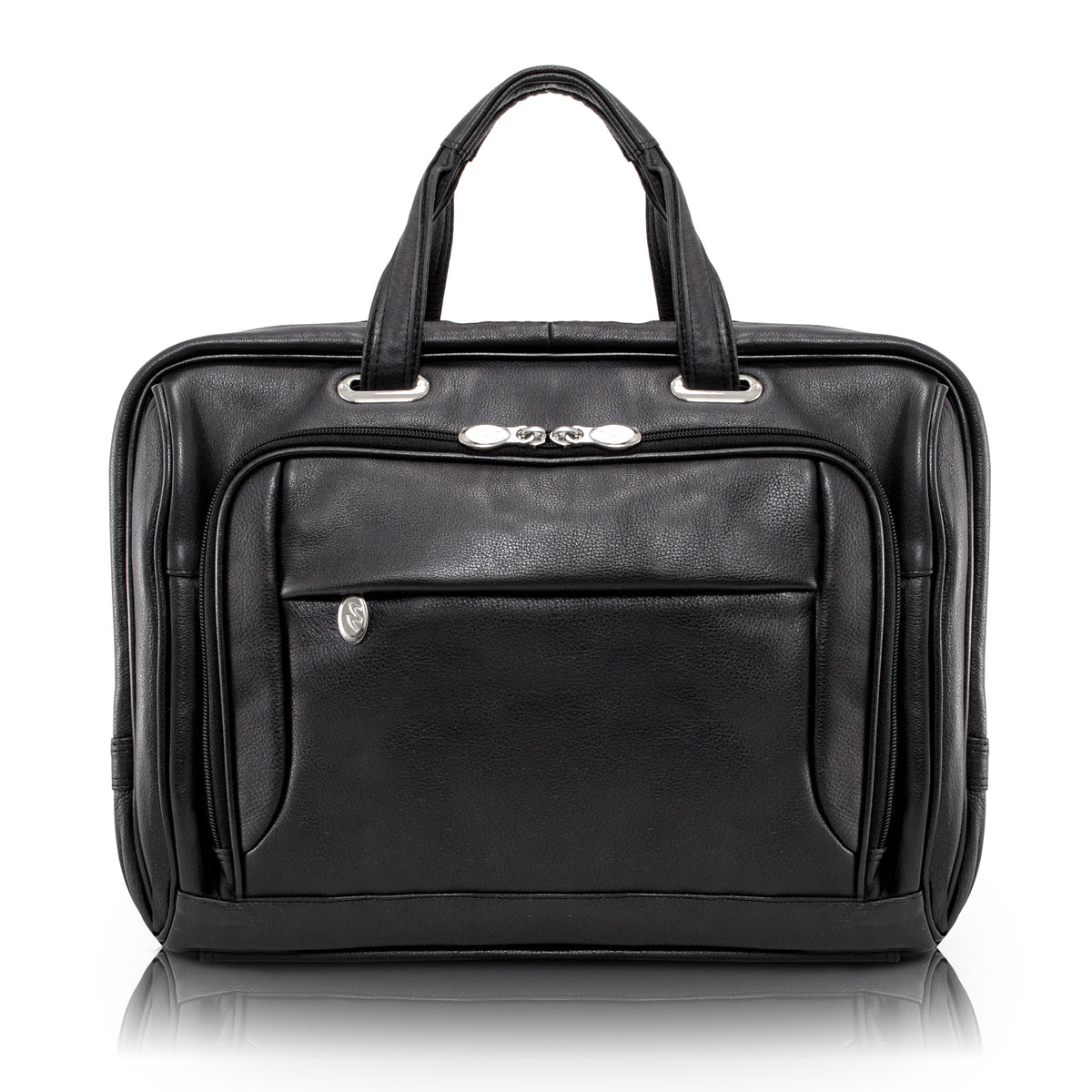 WEST LOOP | 17” Leather Expandable Laptop Briefcase – McKleinUSA