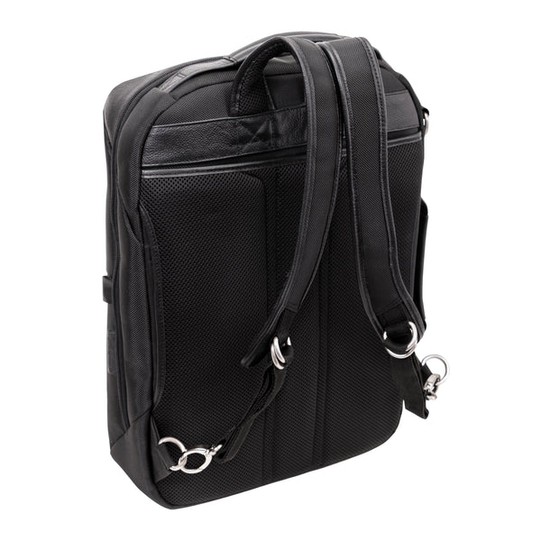 EAST SIDE | 17” Nylon 2-In-1 Laptop Cross-Body & Backpack