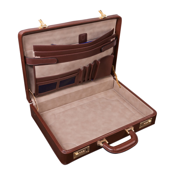 Functional Leather Attaché - Daley - Shop Now