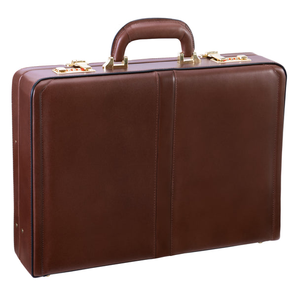 Brown Leather Men's Work Briefcase