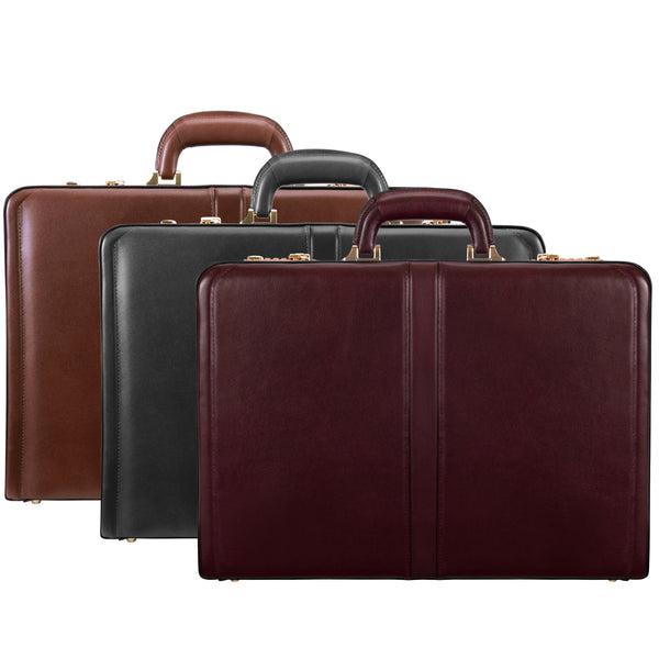 Elegant Leather Attaché Briefcase McKlein USA