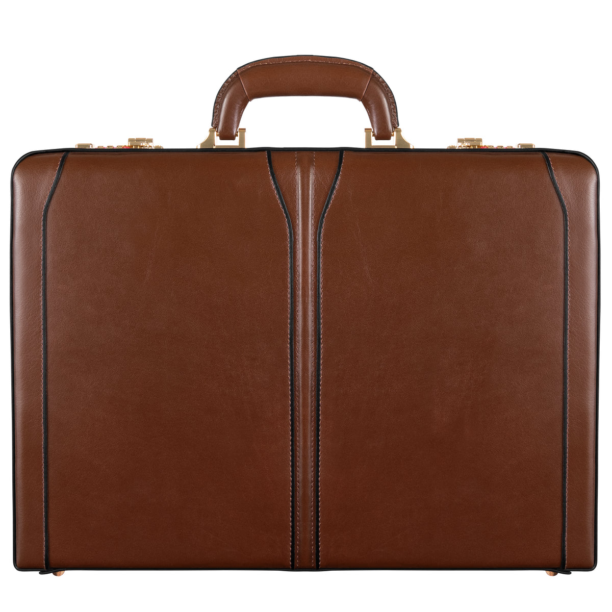 Leather Briefcase for Men Leather Attache Briefcase Corporate