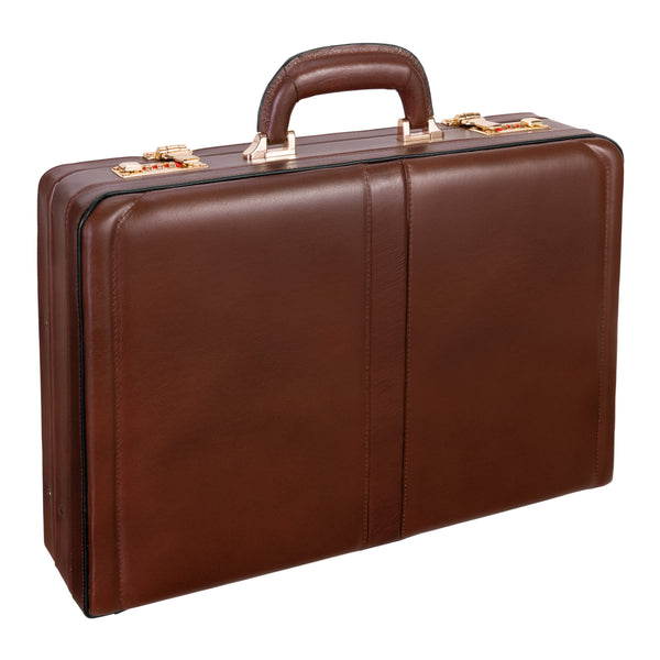Stylish Brown Leather Women's Briefcase