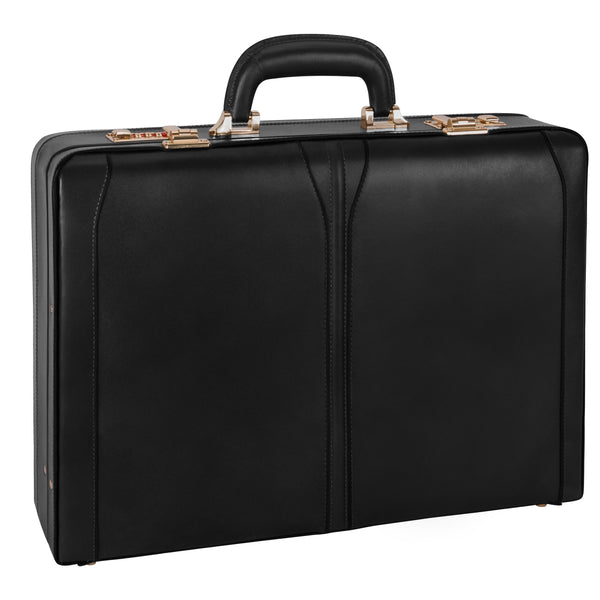 Turner Premium Black Leather Briefcase for Men