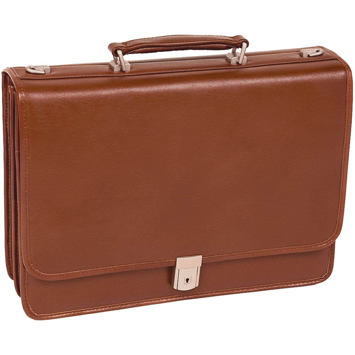 LEXINGTON  15 Leather Flap Over Laptop Briefcase – McKleinUSA