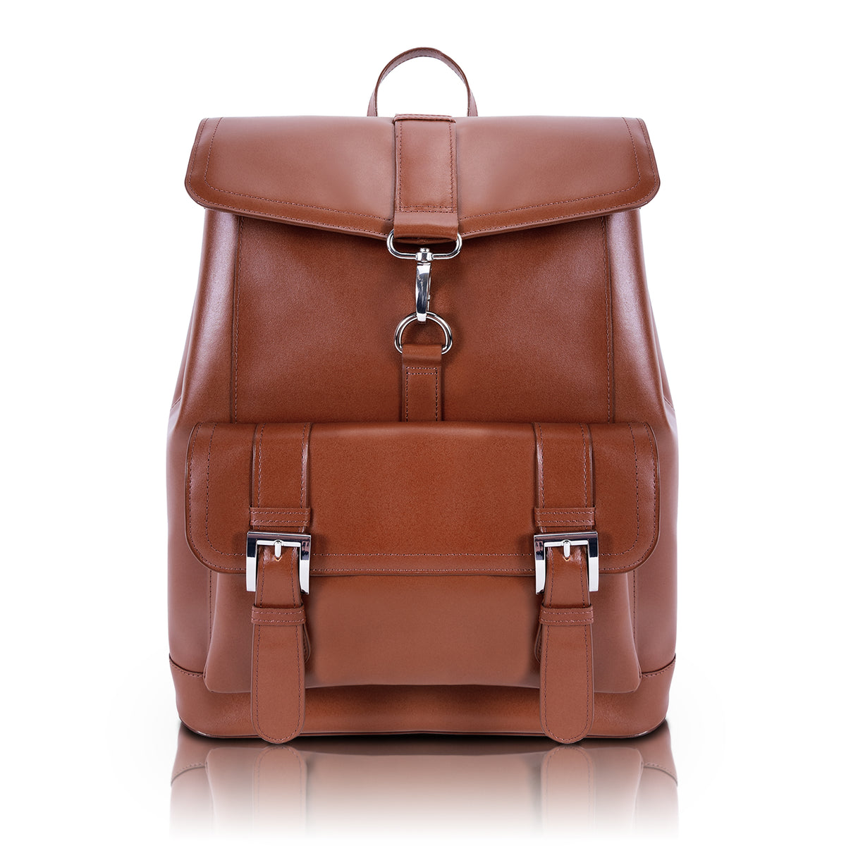 almax leather backpack Premium 15” Leather Laptop Backpack Black