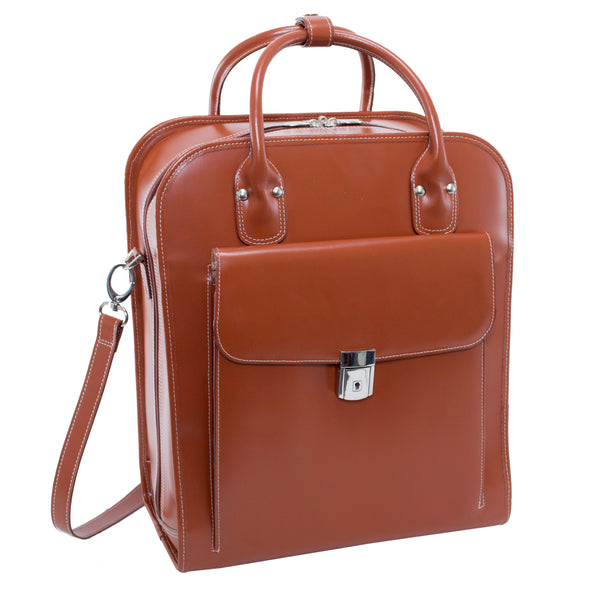 La Grange - 15” Leather Vertical Laptop Case - McKleinUSA