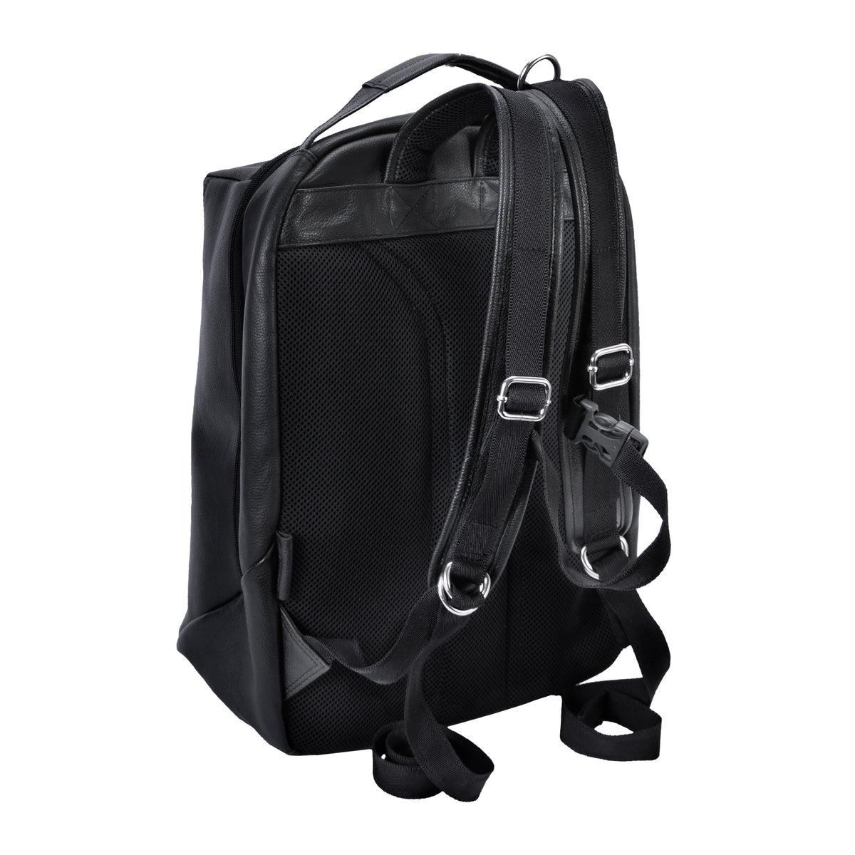 S88885 (Black) Leather Computer Backpack McKleinUSA