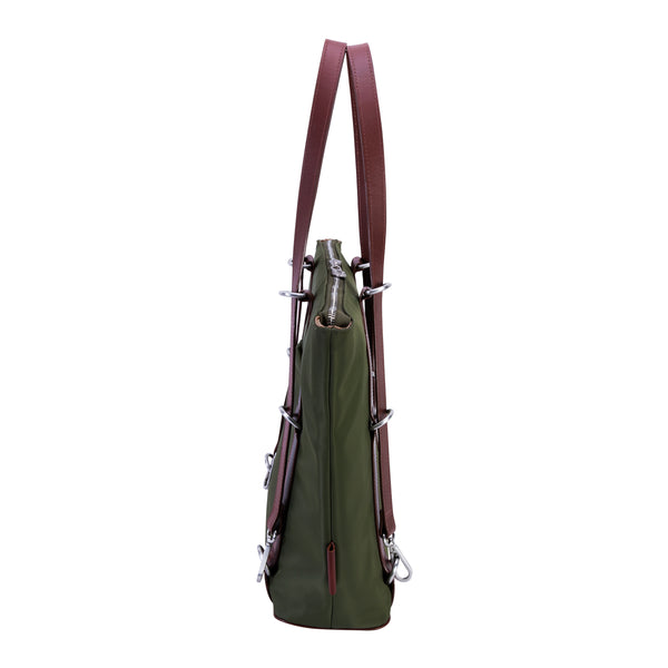 McKlein USA Dylan 3-In-1 Nylon Convertible Backpack Tote, Navy