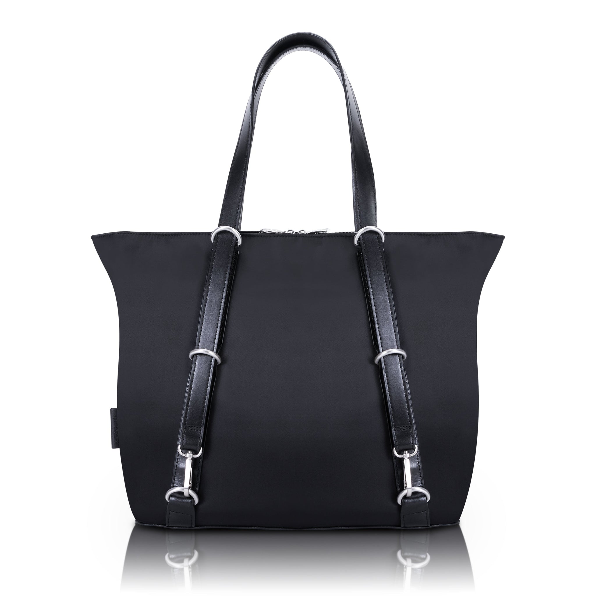 american leather dylan backpack McKlein USA Dylan, 3-In-1 Nylon Convertible Backpack Tote, Black