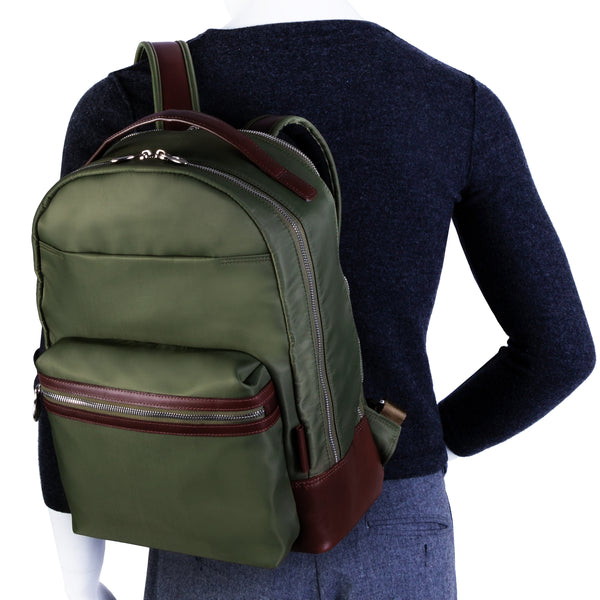 PARKER | 15” Nylon Dual-Compartment Laptop Backpack