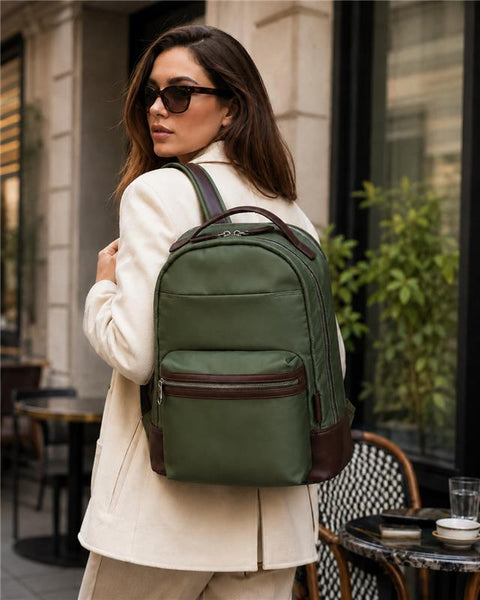 PARKER | 15” Nylon Dual-Compartment Laptop Backpack