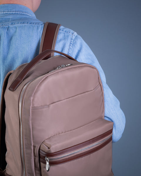 PARKER | 15” Nylon Dual-Compartment Laptop Backpack