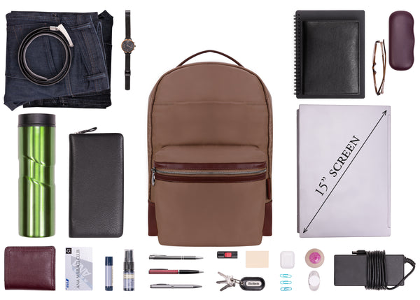 PARKER | 15” Nylon Dual-Compartment Laptop Backpack