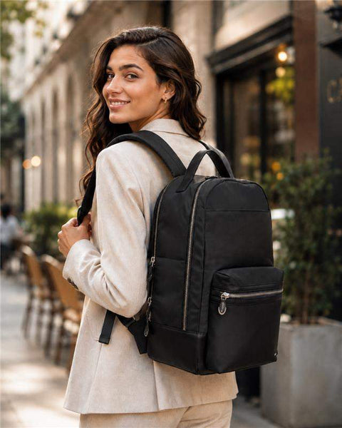 PARKER | 15” Nylon Dual-Compartment Laptop Backpack