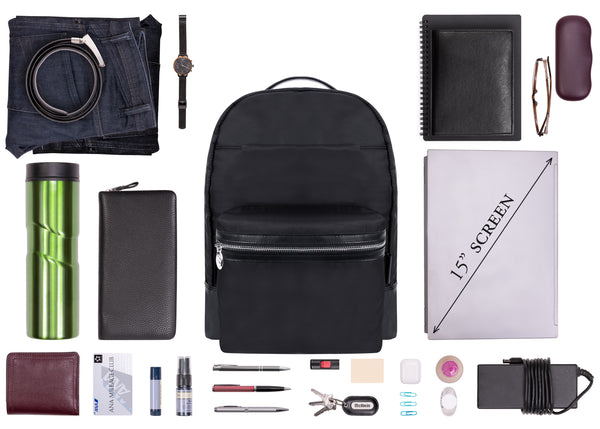PARKER | 15” Nylon Dual-Compartment Laptop Backpack