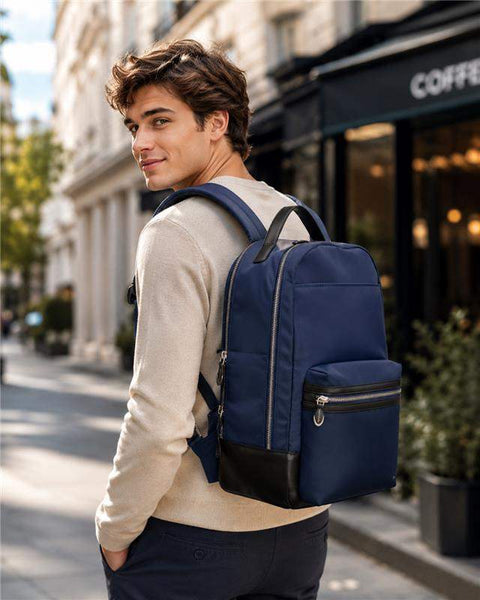 PARKER | 15” Nylon Dual-Compartment Laptop Backpack