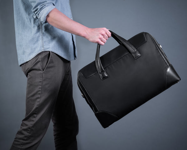 HARPSWELL | 17” Nylon Dual-Compartment Laptop Briefcase