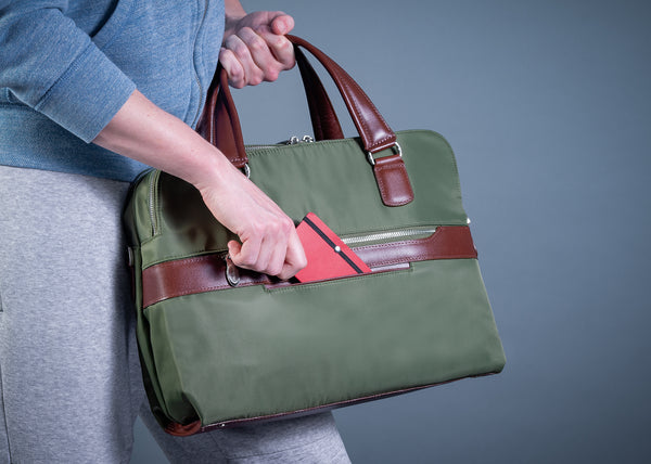 HARTFORD | Nylon Dual-Compartment Tablet Briefcase