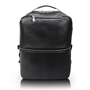 EAST SIDE | 17” Leather 2-In-1 Laptop Cross-Body & Backpack
