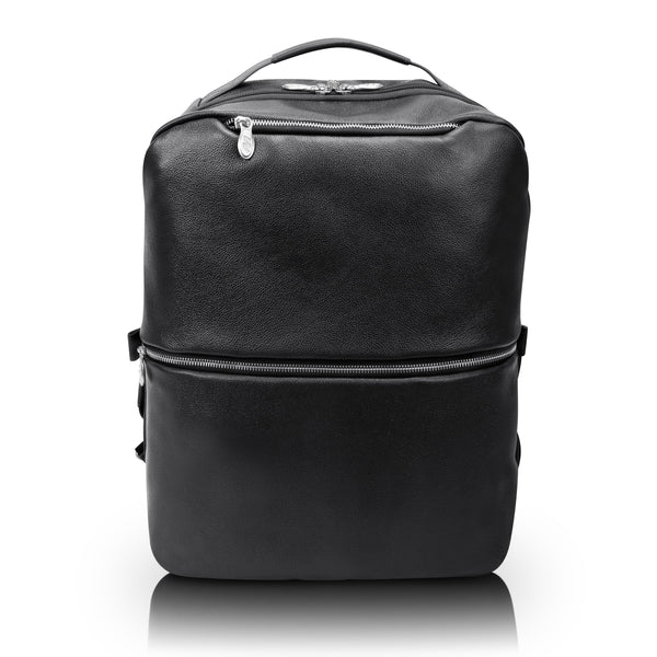 EAST SIDE | 17” Leather 2-In-1 Laptop Cross-Body & Backpack