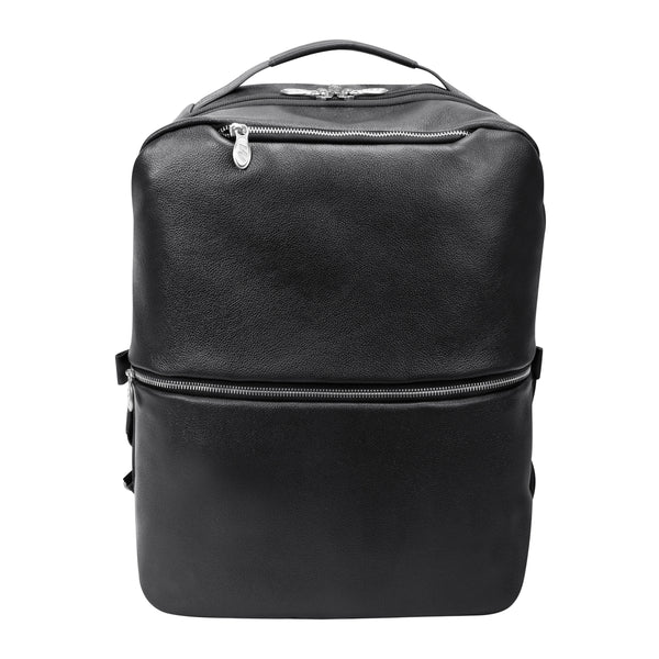 EAST SIDE | 17” Leather 2-In-1 Laptop Cross-Body & Backpack