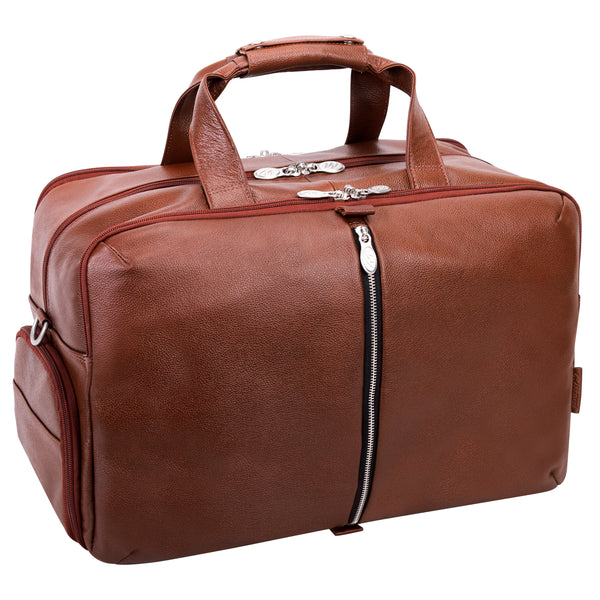AVONDALE | Leather Carry-All 17" Laptop Duffel