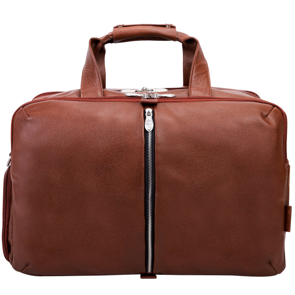 AVONDALE | Leather Carry-All 17" Laptop Duffel