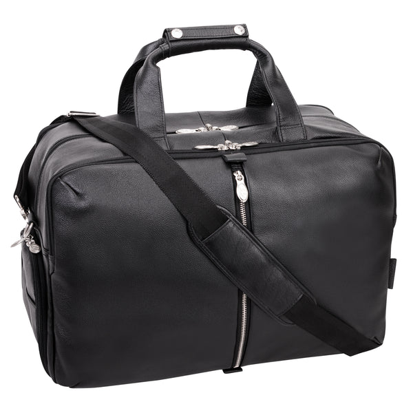 AVONDALE | Leather Carry-All 17" Laptop Duffel