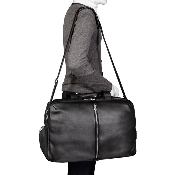 AVONDALE | Leather Carry-All 17" Laptop Duffel