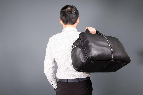 AVONDALE | Leather Carry-All 17" Laptop Duffel