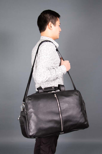 AVONDALE | Leather Carry-All 17" Laptop Duffel