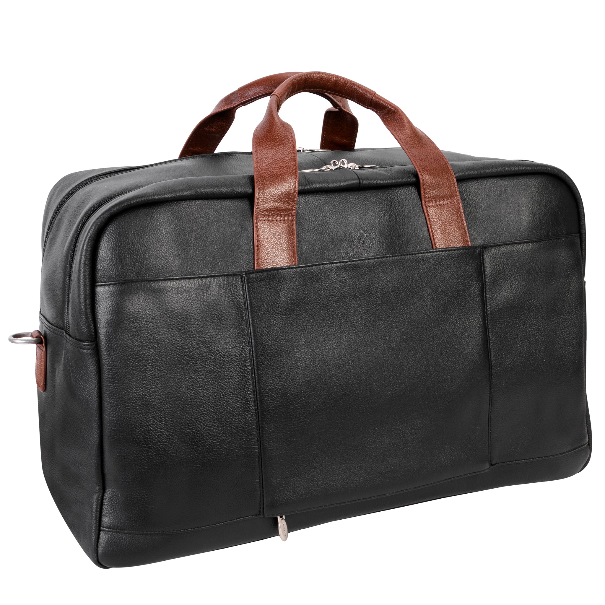 Premium 21” Leather Two-Tone Laptop Duffel | McKlein USA – McKleinUSA