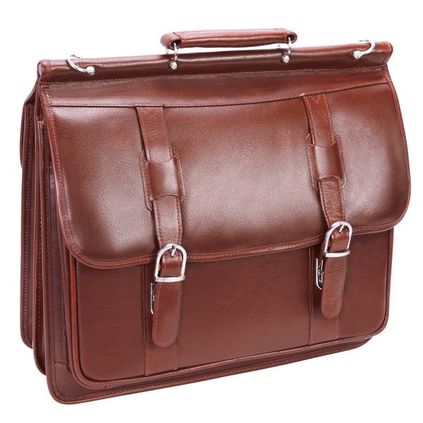 SIGNORINI | 15" Leather Laptop Briefcase