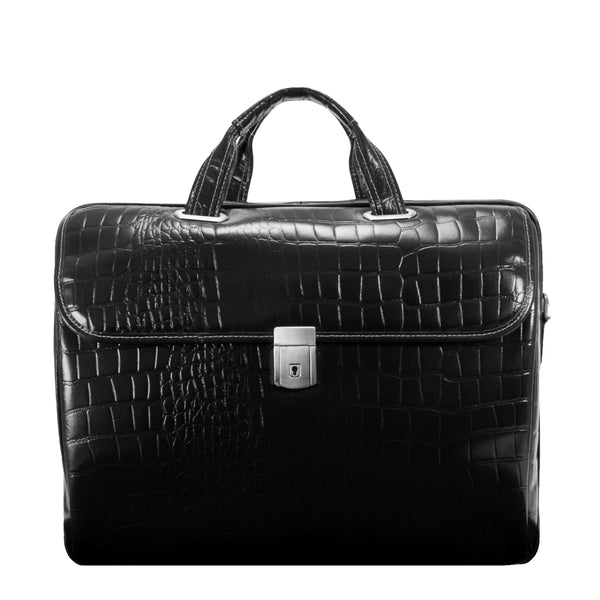 SETTEMBRE | 15" Medium Leather Laptop Briefcase