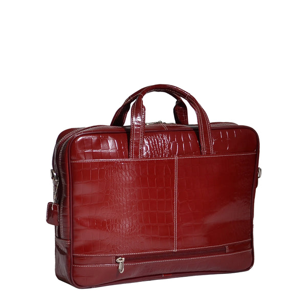 SERVANO | 13" Leather Tablet Briefcase