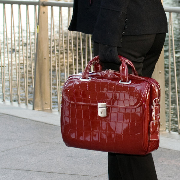 SERVANO | 13" Leather Tablet Briefcase