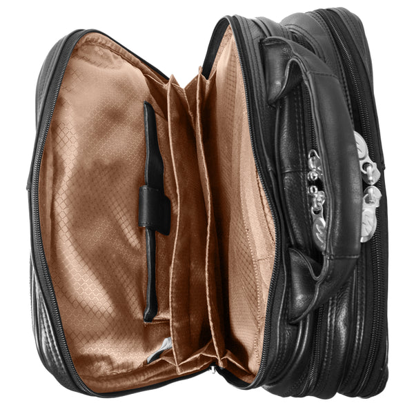 LINCOLN PARK | 15” Leather 3-Way Laptop Backpack