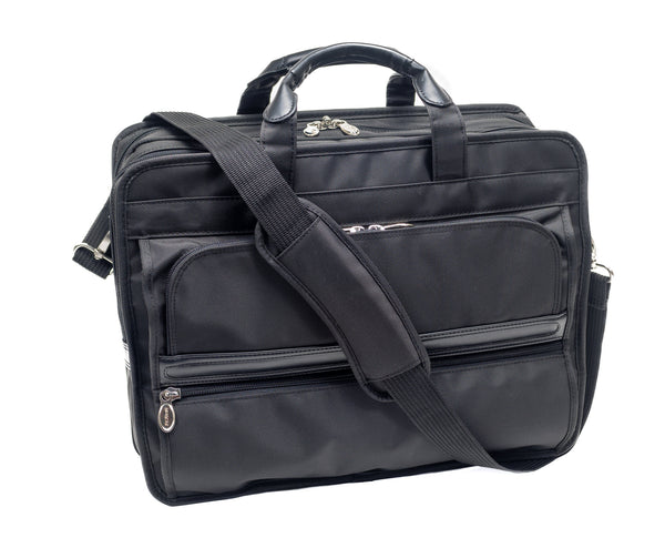 Elevate Your Style with Franklin - 17” Nylon Patented Briefcase