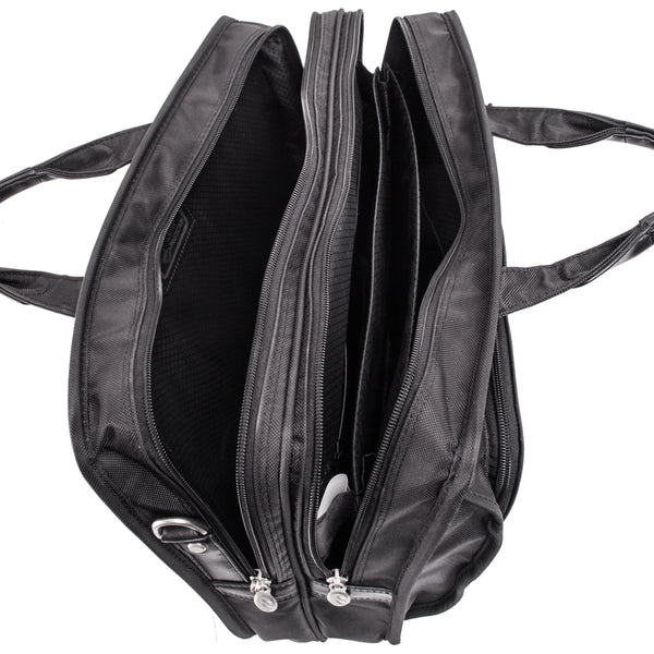 ELSTON | 15” Nylon Dual-Compartment Laptop Briefcase