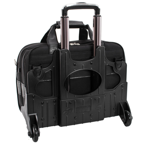CHICAGO | 17” Nylon Detachable-Wheeled Overnight Laptop Case