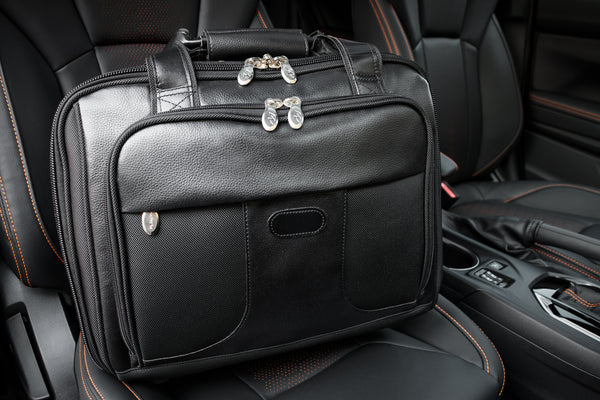 CHICAGO | 17” Nylon Detachable-Wheeled Overnight Laptop Case