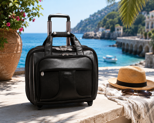 CHICAGO | 17” Nylon Detachable-Wheeled Overnight Laptop Case