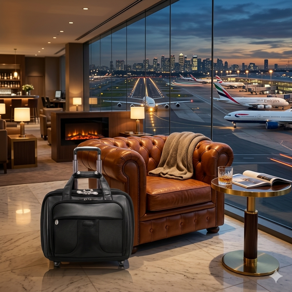 CHICAGO | 17” Nylon Detachable-Wheeled Overnight Laptop Case